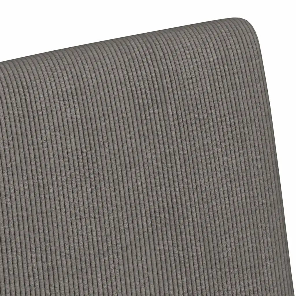 Sedie da Pranzo con Ruote 2 pcs Grigio chiaro 57 x 66 x 94 cm 42017801
