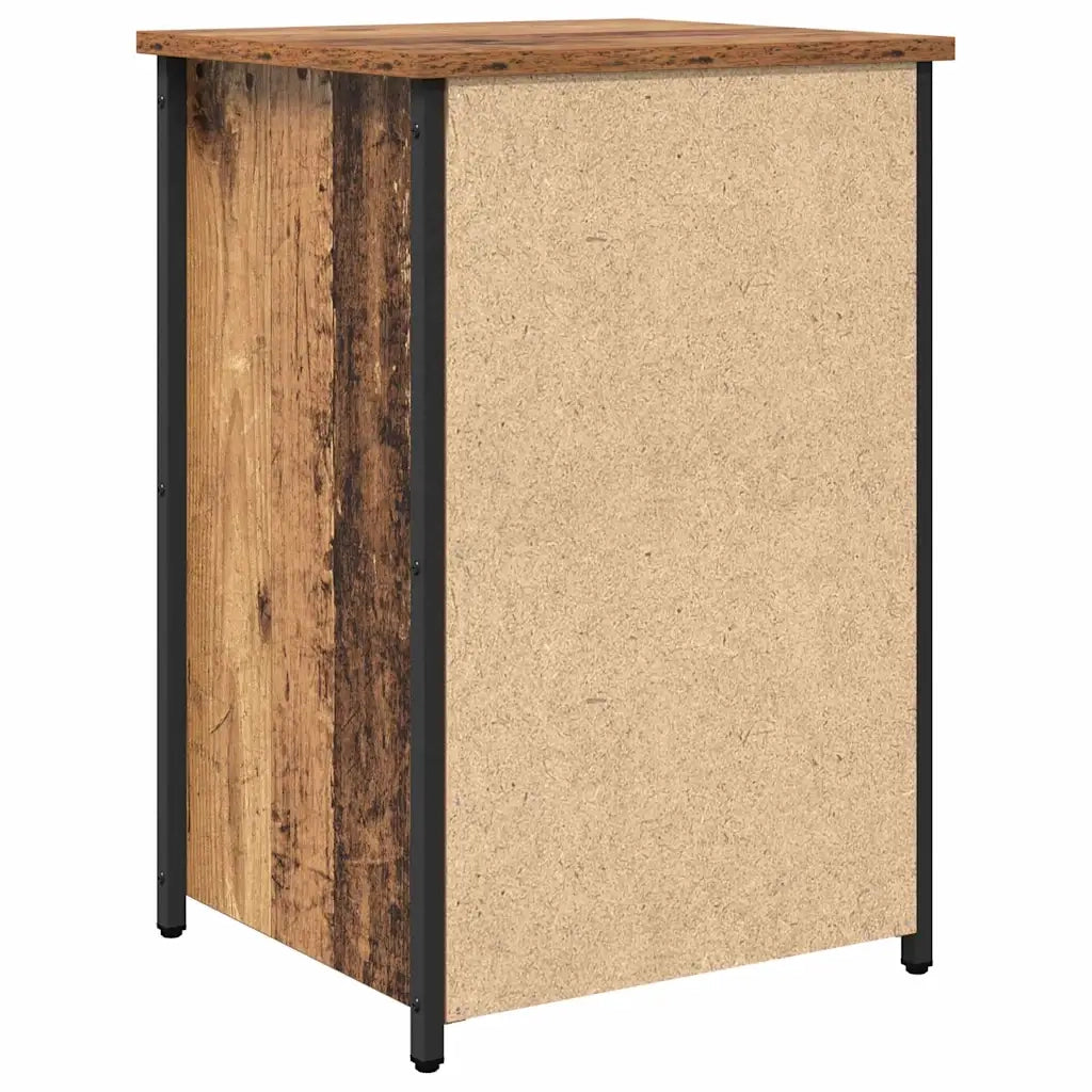 Comodino | Armadio da Notte | Mobiletto da notte con cassetto Marrone 40 x 36 x 60 cm