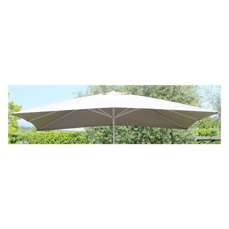 TELO PER OMBRELLONE MERCURIO 3 X 4 MT IN COLORE GRIGIO TUBO Ø 40 MM