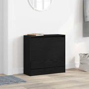 Mobile per scarpe Rovere Nero 60 x 21 x 57 cm Legno multistrato 869101