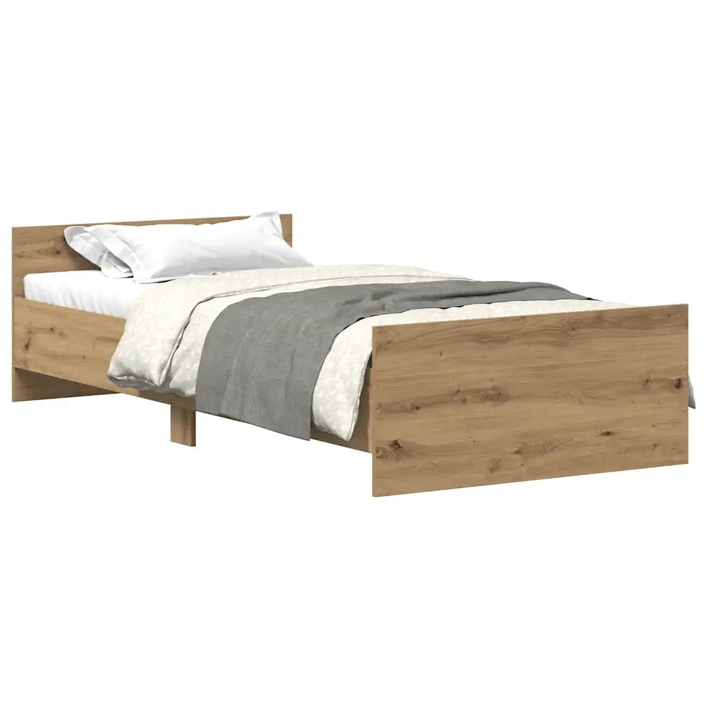 Giroletto senza Materasso Rovere Artigianale 75x190 cm