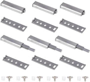 6 pezzi di apriporta a pulsante per porte degli armadi | Apriporta a pulsante, demper, chiusura magnetica, apriporta a pulsante, chiusura a molla, apriporta a pulsante | Porte degli armadi e carrelli | Chiusura per armadi