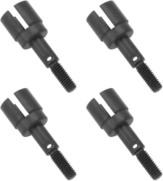 Ruote 4 pezzi - Compatibile con HSP 1/10 - Materiale duraturo - Installazione facile - Protezione anticorrosiva - Lunga durata - Asse di trasmissione