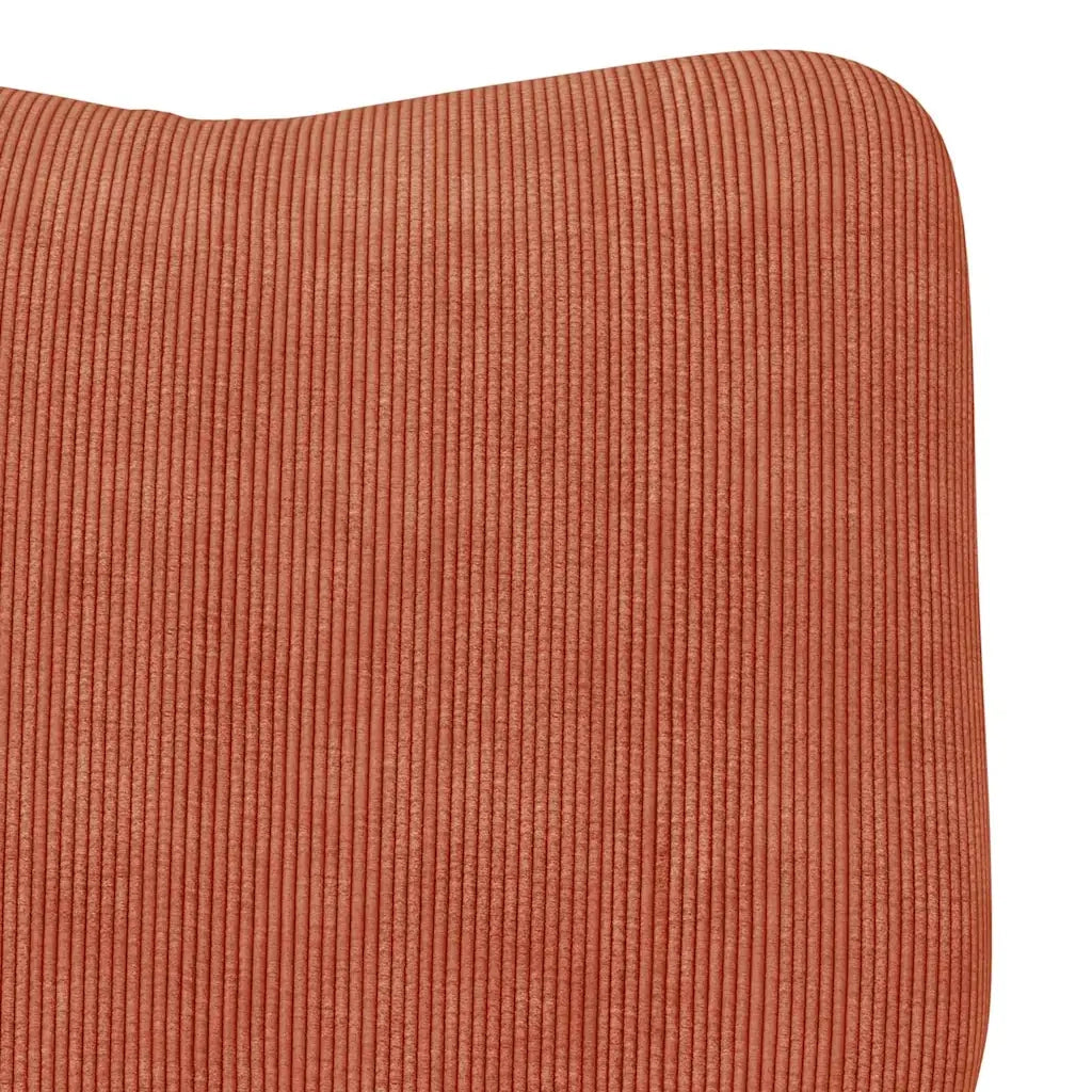 poltrona Rosso Arancio 63 x 67 x 94 cm Tessuto Sherpa 42001801