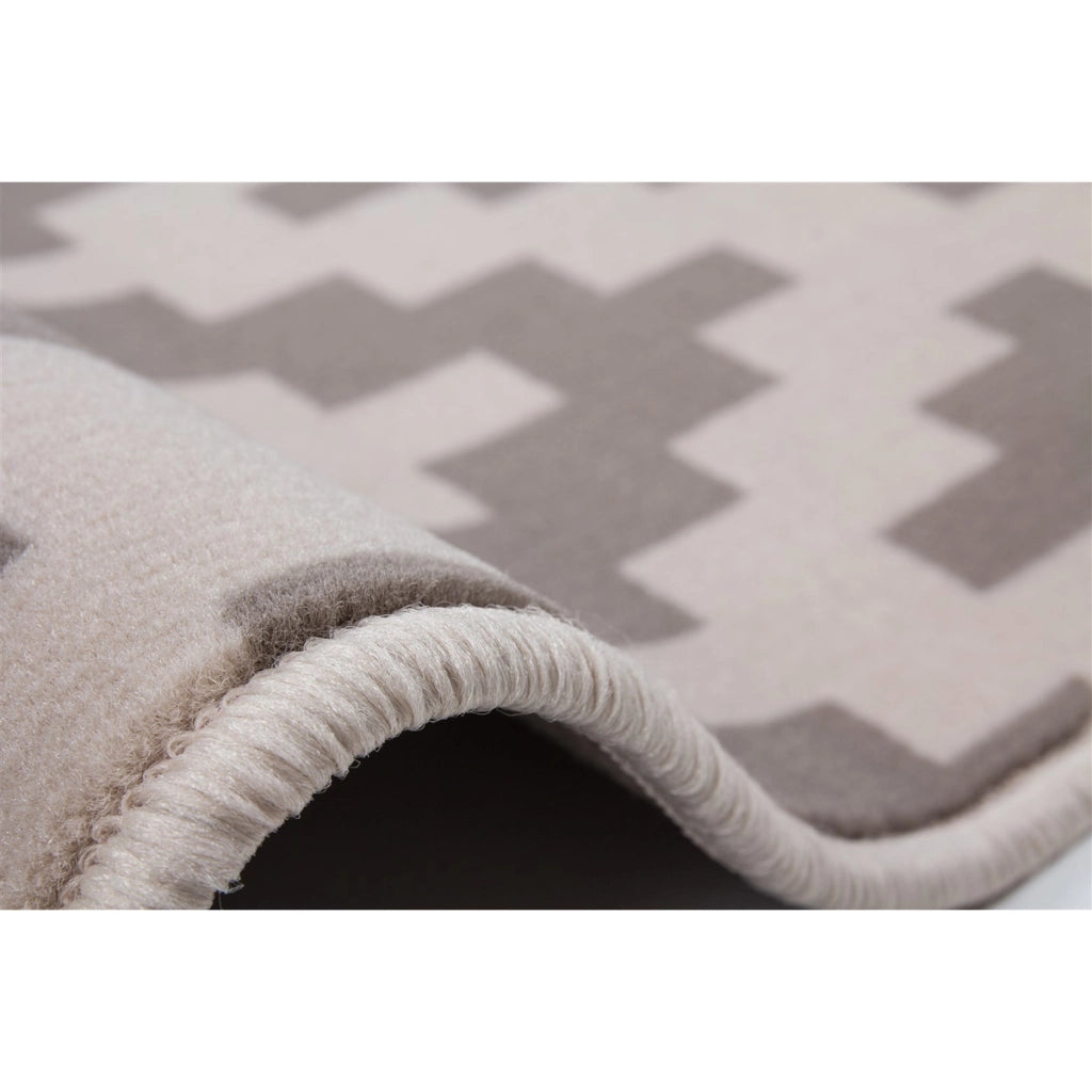 Tappeto a pelo corto Stella 300 con design a rombi 200x290 cm