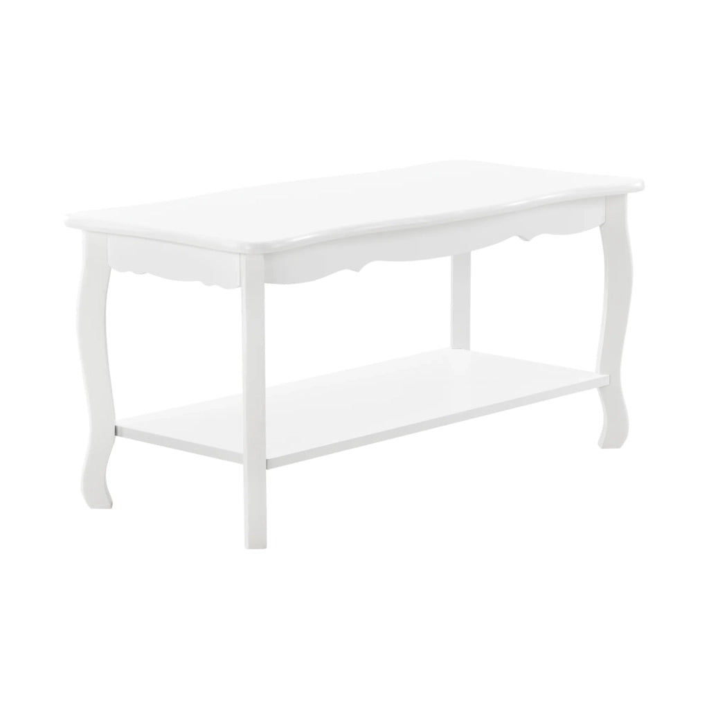 Tavolino da caffè in MDF 87,5 cm finitura abete laccato bianco 03_0004159