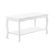 Tavolino da caffè in MDF 87,5 cm finitura abete laccato bianco 03_0004159