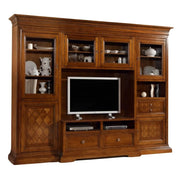 Parete attrezzata in legno noce bassano l.305 p.57 h. 235 - Mobili 2G
