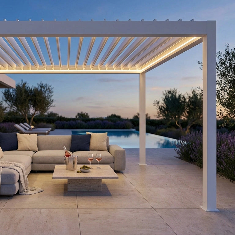 Pergola Bioclimatica motorizzata smart in alluminio - TONY PRO