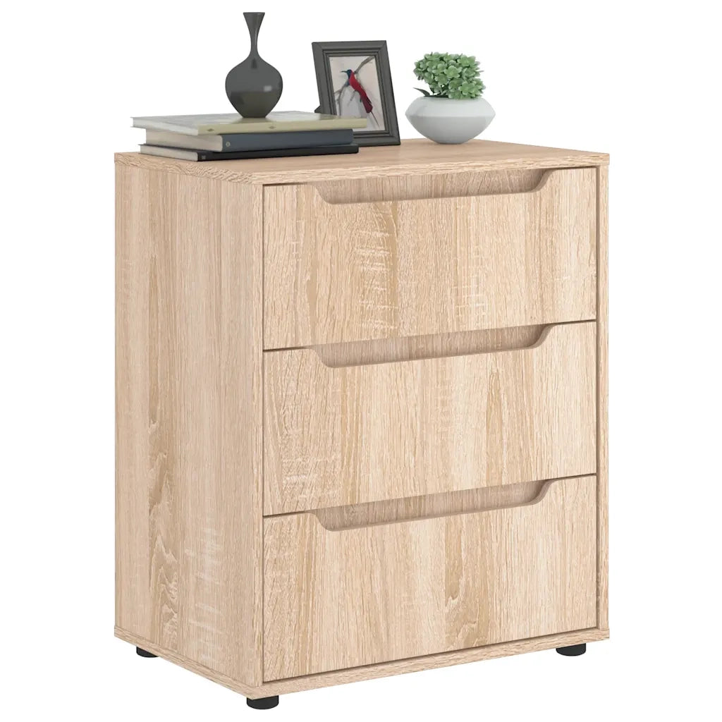 vidaXL Credenza VISNES Rovere Sonoma 60x40x73 cm in Legno Multistrato