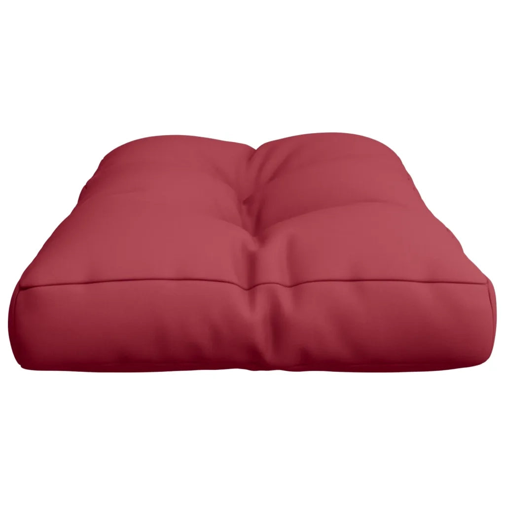 Cuscino per pallet | Cuscini per sedie Rosso Vino 70x40x12 cm in Tessuto