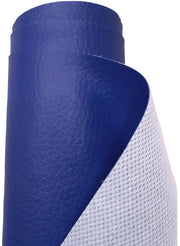 Tessuto imitazione pelle con struttura a corda, impermeabile, venduto per metro - 200 cm x 140 cm (azzurro regale)