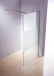 Cabina doccia 140x200x100cm rotonda semisatinata