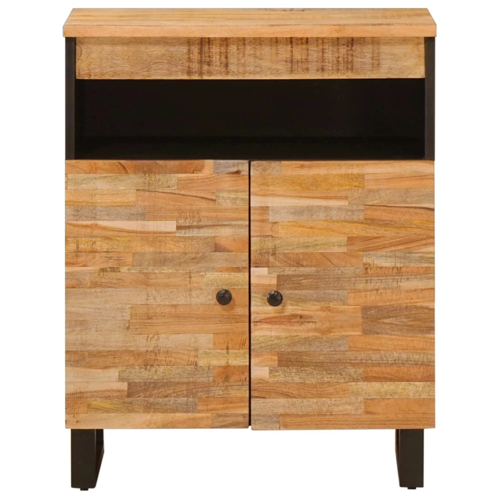 Mobile laterale Marrone 60 x 33 x 75 cm Legno di mango massello 4018321