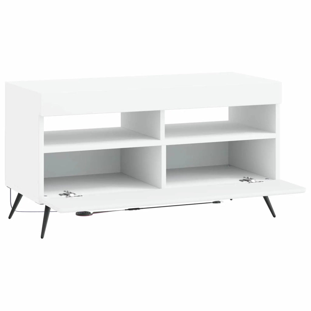 Mobile TV LED Bianco Legno ingegnerizzato 897655