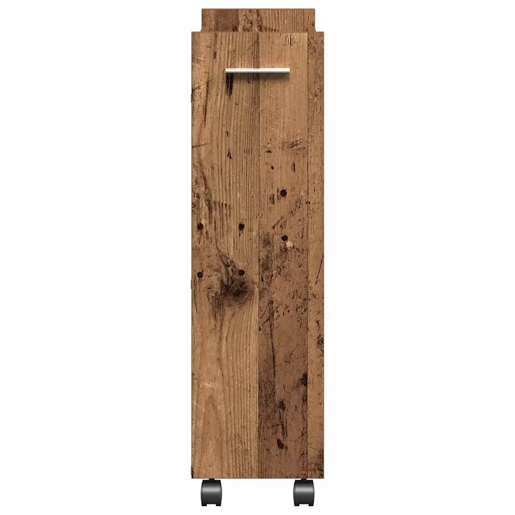 Armadietto con ruota Legno vecchio 60 x 22 x 79 cm 869138