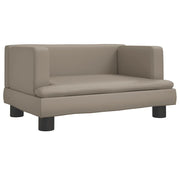 Lettino per Cani Cappuccino 60x40x30 cm in Similpelle CFW1392534
