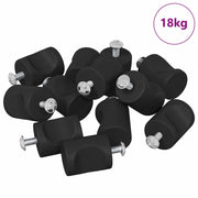 Maniglia per Armadio 1011 pz Nero Ferro CFW8053273