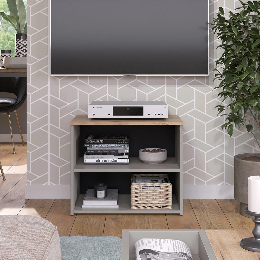 Vicco Mobile tv Grigio 60 x 50 cm con 2 scomparti