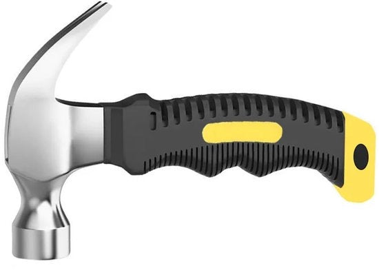 Hamer Ergonomico con Manico Antiscivolo - Nero - Mini Martello per Muratura - Comfortevole e Pieno di Effetto
