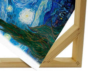 Vincent Van Gogh- Notte Stellata - Quadro Canvas su telaio in legno Misura: 140x100 cm