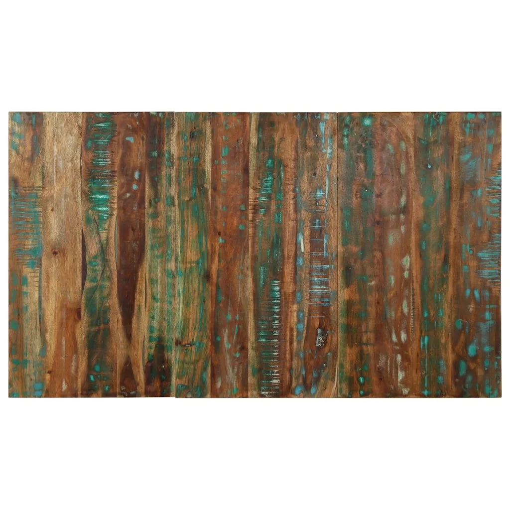 Testiera Multicolore 140 cm in Legno Massello Recupero