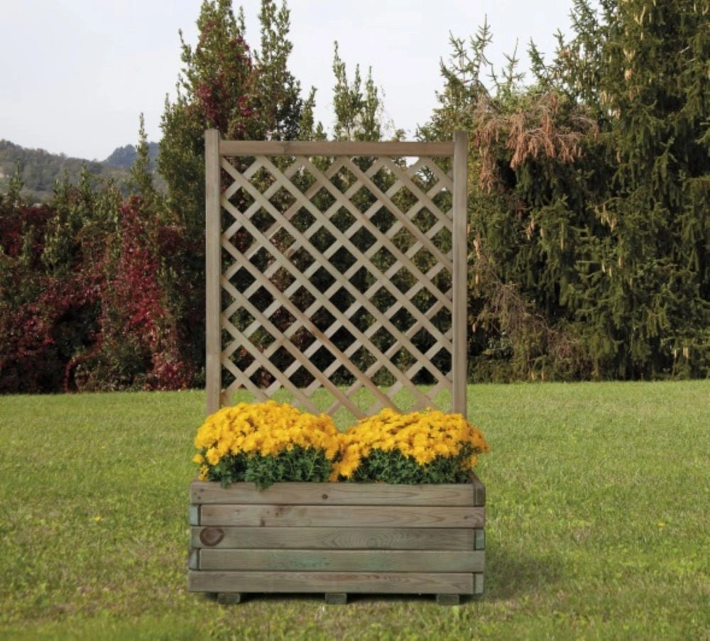 COMPOSIZIONI MARGHERITA 80X40X135h PINO MASSELLO CON TELO IMPERMEABILIZZANTE pz 2