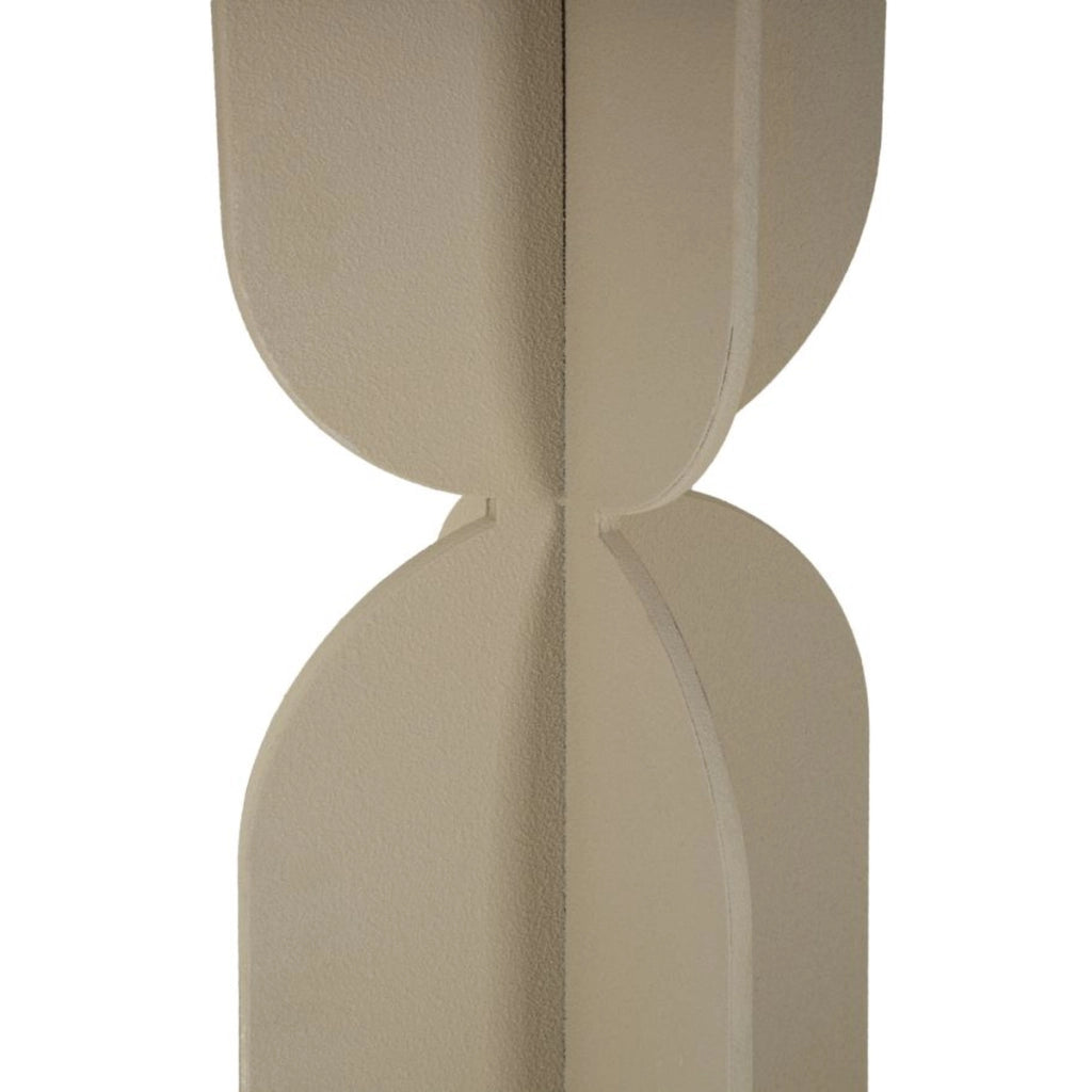 Console Dune in ferro color crema 120x40x75,5 cm