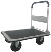 Carrello Pieghevole da Trasporto 350 Kg in Lamiera Tosini Grigio e Nero