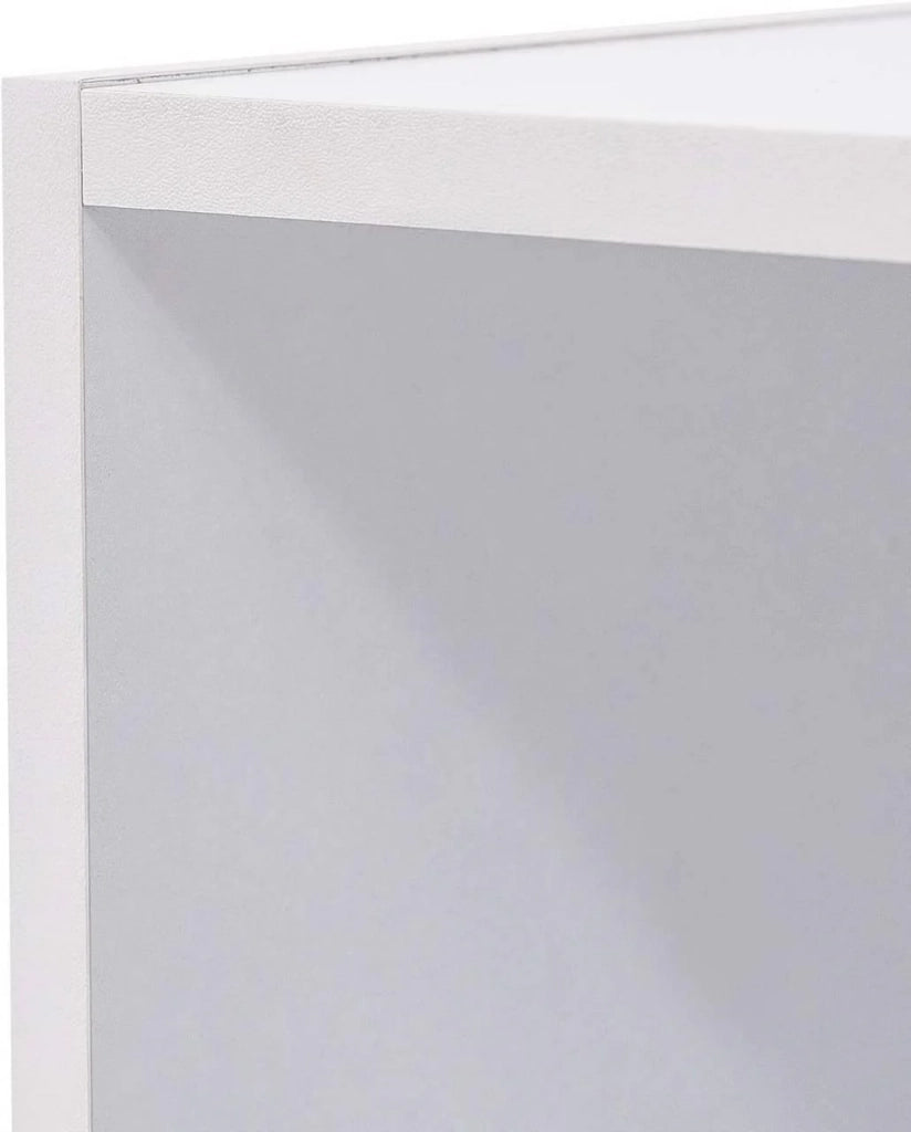 Libreria/scaffale per libri in MDF scaffale portaoggetti scaffale per ufficio schedario con 5 scomparti 32,2 cm bianco 19_0000204