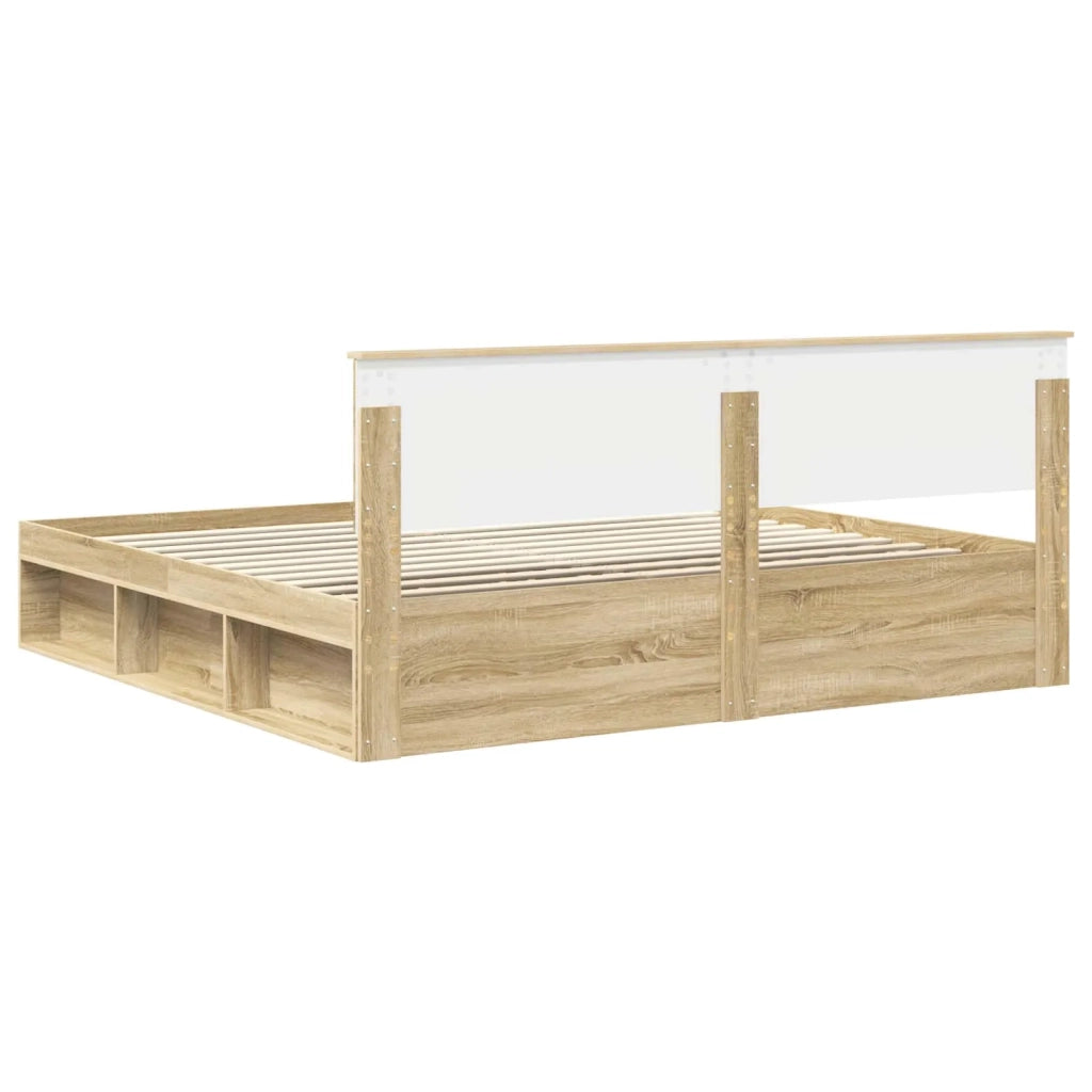 Struttura del letto Sonoma 200 x 200 cm Pino massello 3410557