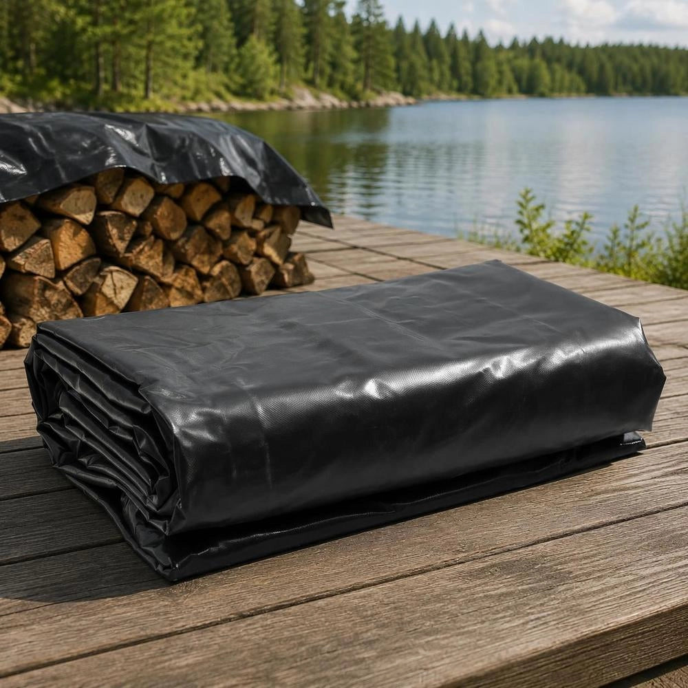Tarpaulin, Anthracite, 3x4 M, 650 G/square Meter
