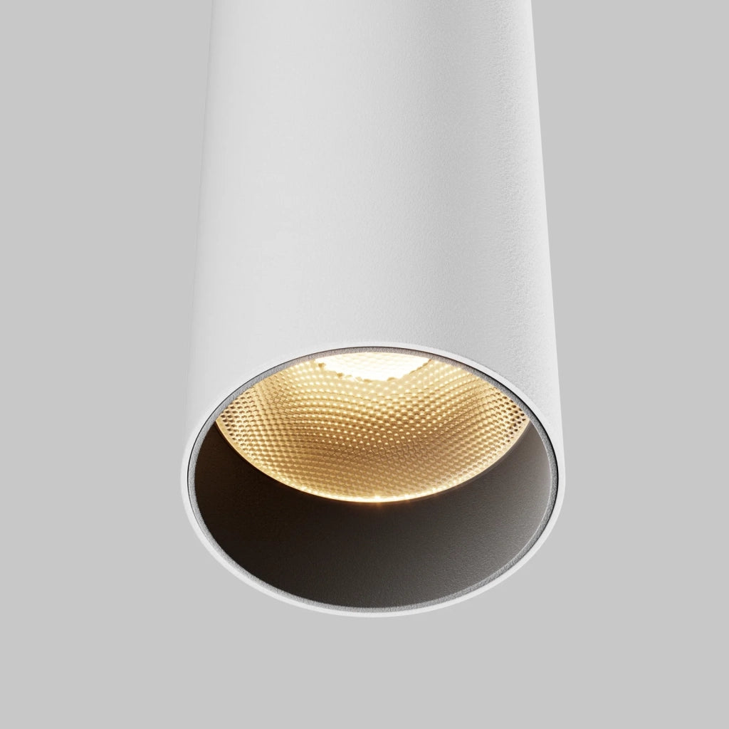 Maytoni Sospensione moderna Focus LED 1 luce LED integrato bianco alluminio