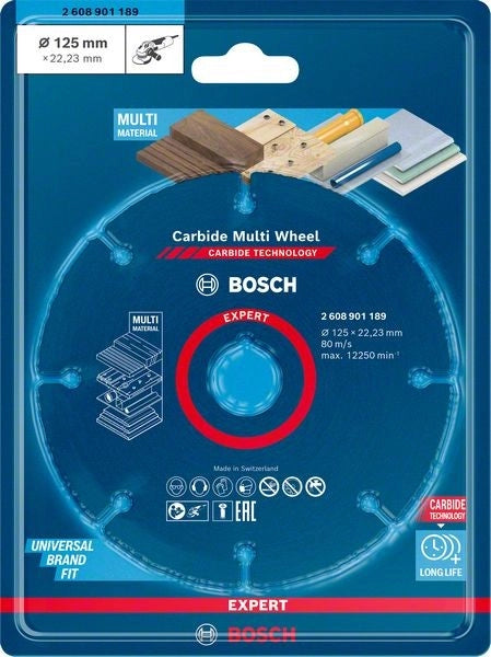 DISCO MULTIMATERIALE D.125mm PER SMERIGLIATRICI - 2608901189