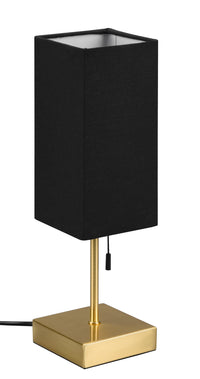 Lampada da Tavolo da Interno Attacco E14 in Metallo Ottone Opaco