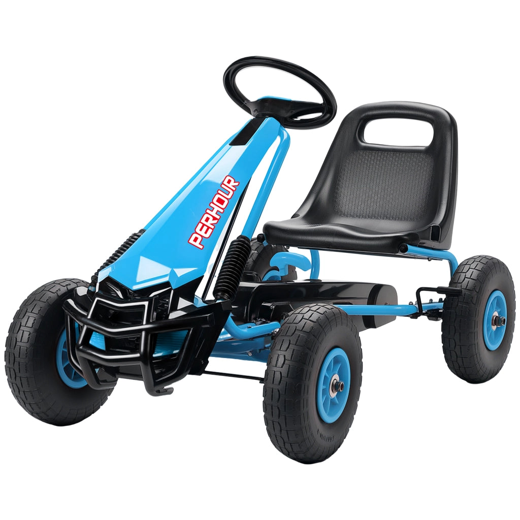 Go-Kart per Bambini con Sgabello Regolabile ¨C zephmum ¨C Blu