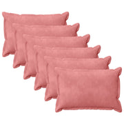 Cuscino con cuscino HOUTEN 6 pz Rosa Velluto 932160