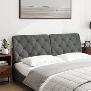 Cuscino Testiera Grigio Scuro 160 cm in Tessuto CFW8906245
