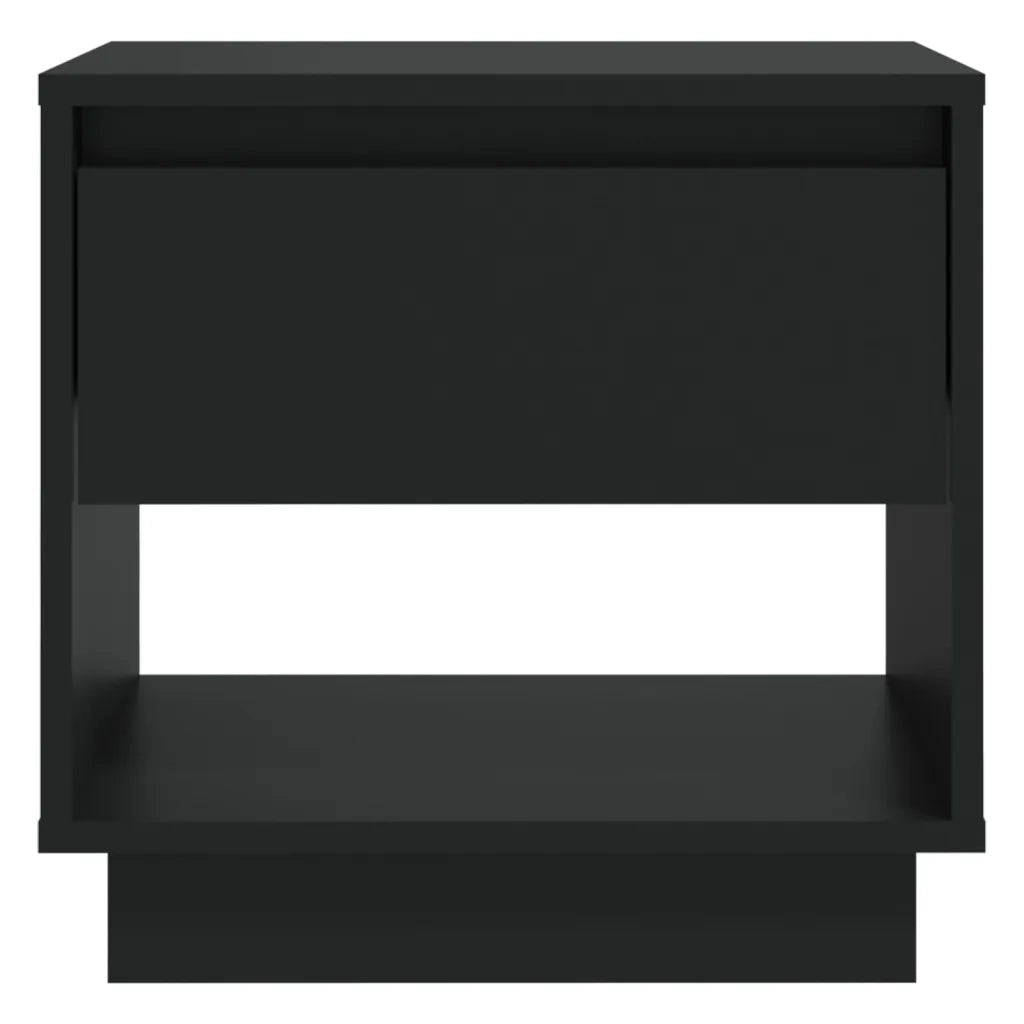 Comodino Nero 45x34x44 cm in Truciolato 809514