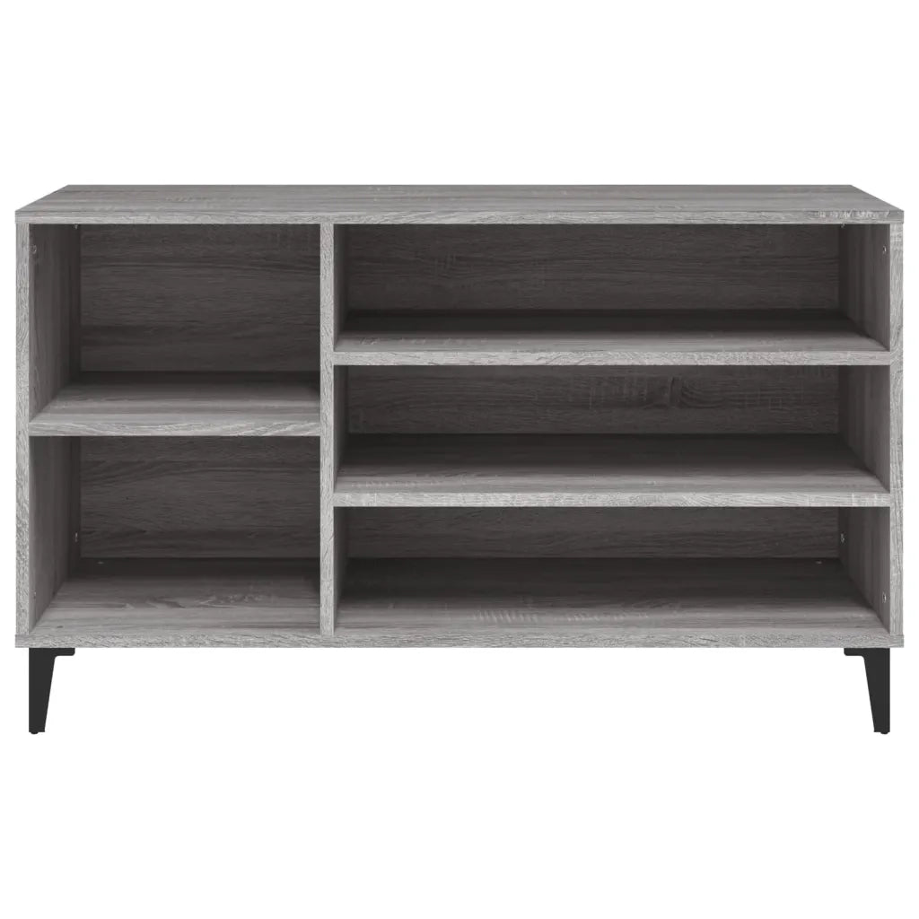 Scarpiera | Mobile per scarpe Grigio Sonoma 102x36x60 cm in Legno Multistrato