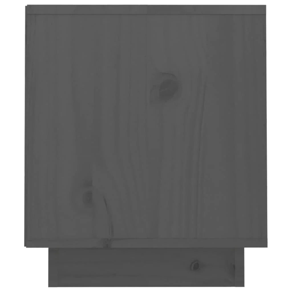 Mobile TV multimediale mensola TV credenza TV sala da pranzo soggiorno camera da letto 70 x 34 x 40 cm legno di pino massiccio grigio 02_0026188