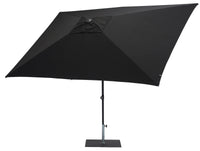 Ombrellone da Giardino 3x2 m Palo Ø38 mm in Alluminio Tessuto Olefin Trend Nero