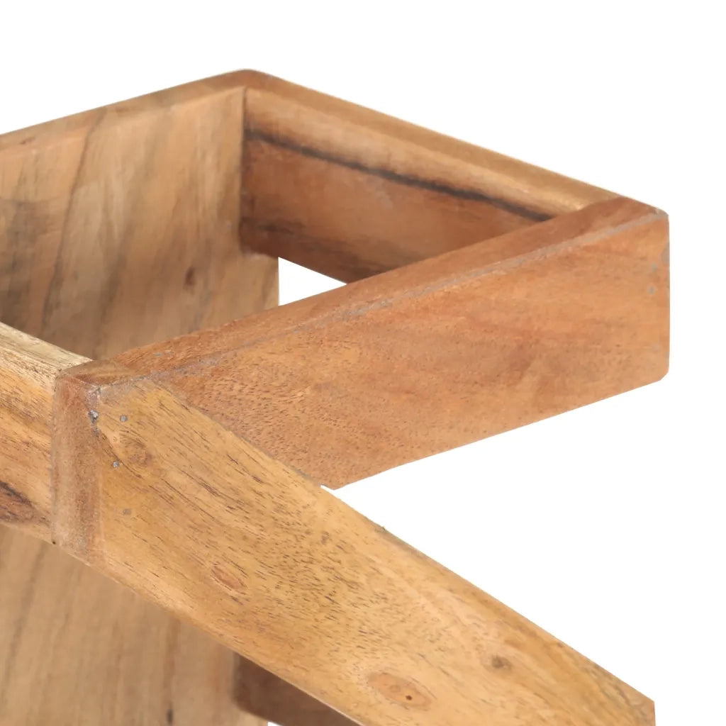 Portavino da 5 Bottiglie in Legno Massello di Acacia 321626