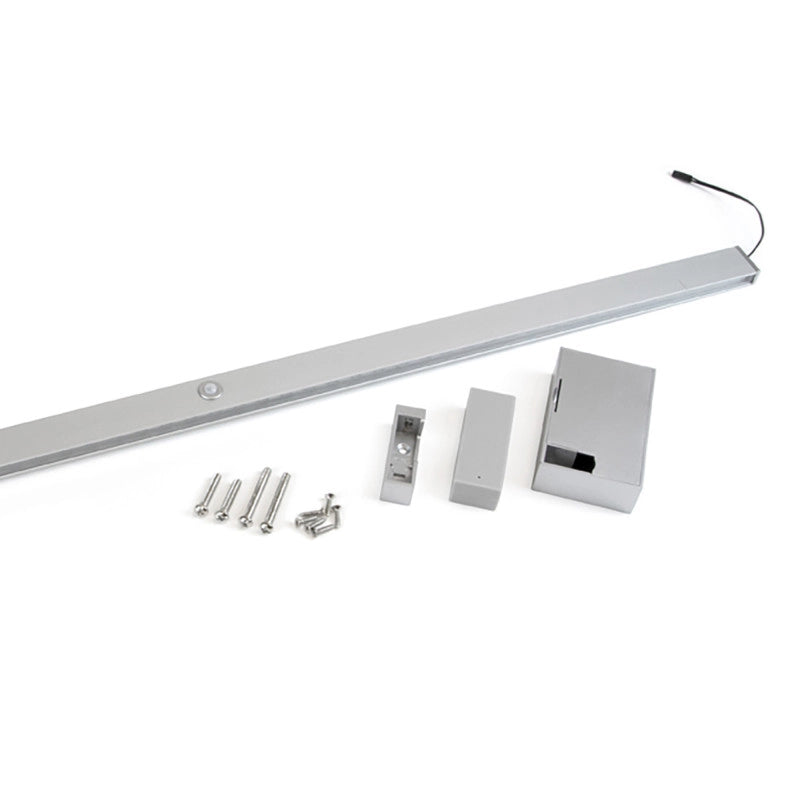 Barra Appendiabiti per armadi con luce LED Castor, batteria estraibile e sensore di movimento, L858 mm, Tecnoplastica ..