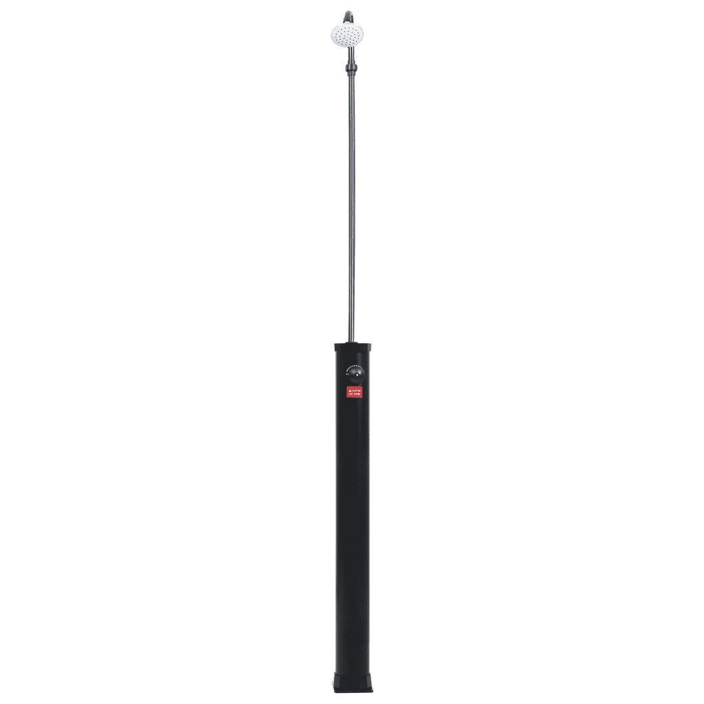 Doccia Solare da Giardino Nera 215 cm 8 L