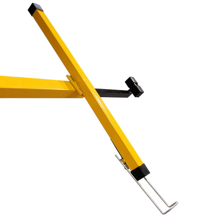 Sollevatore pannelli cartongesso max 68kg, altezza 188-487cm, Carrello Alzapannelli Alzalastre