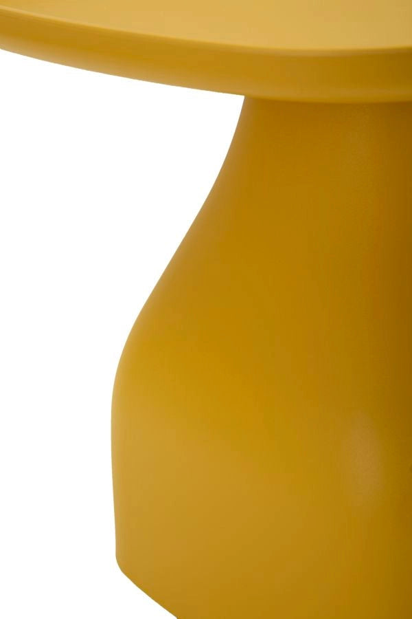 Tavolinetto Gea Giallo CM 48X48X38 Design Moderno Unico