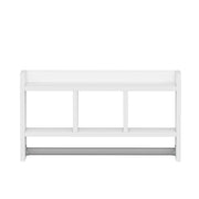 Mensola da parete in legno "Asya" - 63 x 14 x 35 cm - Bianco