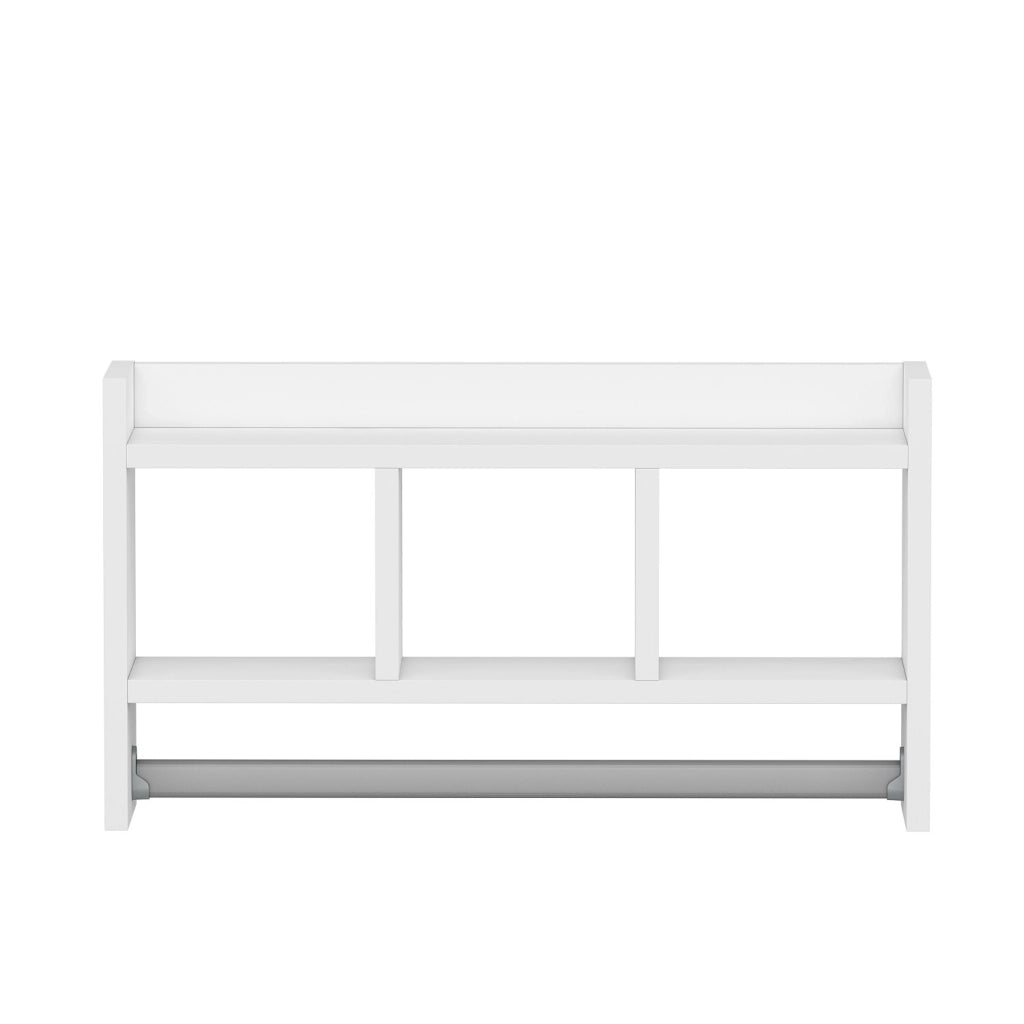 Mensola da parete in legno "Asya" - 63 x 14 x 35 cm - Bianco