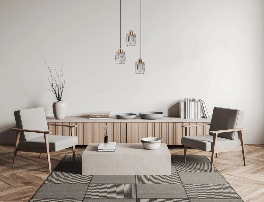 Lampadario rotondo TORNO Italux oro cristallo 3xE14